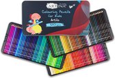 Artina Artilo potloden voor kinderen kleurpotloden set van 120 - FSC Gecertificeerde stiften onbreekbaar