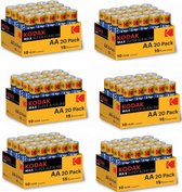Kodak Max Super Alkaline AA 120 stuks