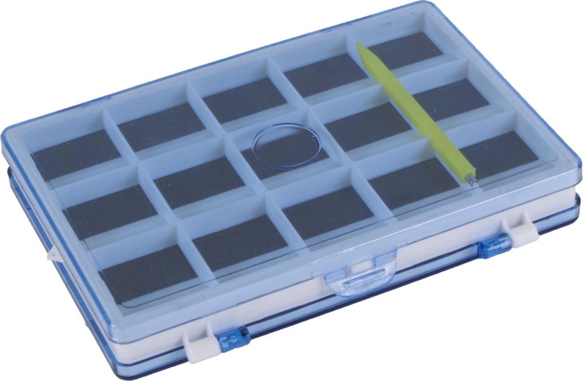 JVS Magnetic Hook Box - Blauw - Magnetische hakendoos - Tackle box