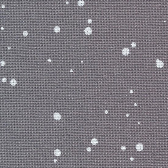 ZWEIGART MURANO SPLASH grijs met witte stippen - borduurstof 32 count (6,3 kruisjes per cm) (50 x 70 cm)