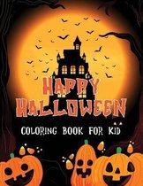 Happy Halloween Coloring Book For Kid