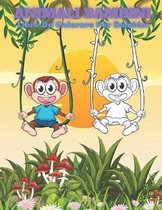 ANIMALI BAMBINI - Libro Da Colorare Per Bambini