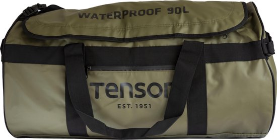 Tenson Travel Bag 90 L - Waterdichte Reistas - Unisex - Olijfgroen - Maat  90 Liter | bol.com