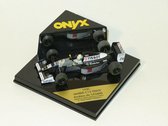 Sauber C13 Tissot Andrea de Cesaris (Grijs) (12 cm) 1/43 ONYX - Modelauto - Schaalmodel - Model auto - Miniatuurautos - Miniatuur auto - Max Verstappen - Race auto wagen