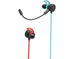 Hori Gaming Earbuds Pro - Officieel Gelicenseerd - Geschikt voor Nintendo Switch - Neon Blauw/Rood