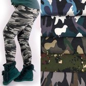2 Bamboe Leggings | Camouflage | Legerprint | Soepel | Stretchy | Ademend | Duurzaam | Maat XXXL-XXXXXL