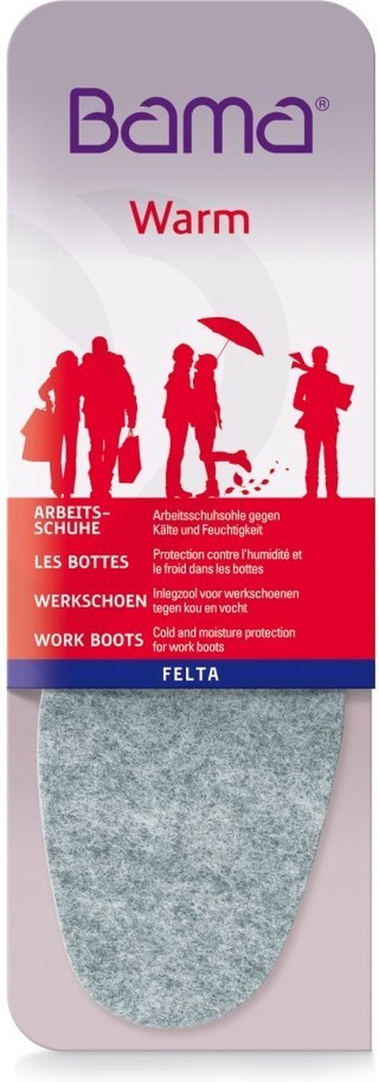 Felta inlegzool | Robuuste en Duurzame Bescherming Tegen Vocht en Kou | Bama | Maat 44