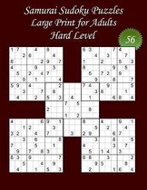 Samurai Sudoku Puzzles - Large Print for Adults - Hard Level - N Degrees56
