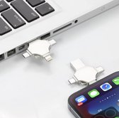 Lightning 4-in-1 multi-functioneel USB-stick 3.0 Flashdrive Voor PC Iphone Ipad Android - Extern Geheugen - 32 GB