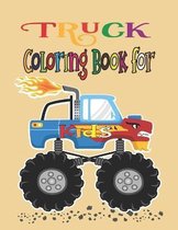 Truck Coloring Book For Kids: Construction Trucks