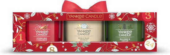 Coffret Yankee Candle THE BRIGHT LIGHTS - 1 bougie en pot et 3