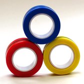 Magnetische Ringen -Blauw - Rood - Geel - fidget toy