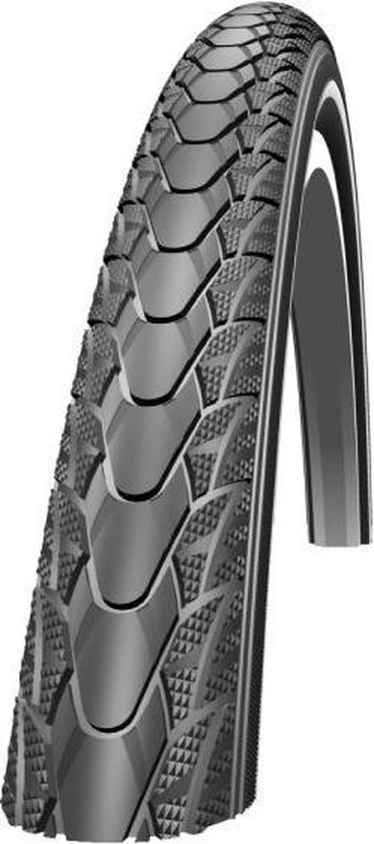 Schwalbe Marathon Plus buitenband - 26x1,75 - anti-lek SmartGuard - zwart met reflectie van Schwalbe — afbeelding 4