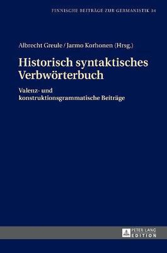 Finnische Beiträge Zur Germanistik- Historisch syntaktische ... - cover