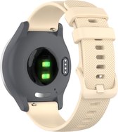 Bracelet en Siliconen pour Galaxy Watch Active - 2 - 40 mm - 44 mm - Bracelet de Luxe de remplacement - Beige