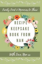 Recipe Keepsake Book- Recipe Keepsake Book From Nan