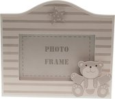 Fotolijst frame kader beer (21x18cm)| babyshower| kinderkamer | hout | bedankje | decoratie