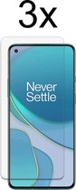 OnePlus 8T screenprotector - Beschermglas OnePlus 8t screen protector - 3 stuks
