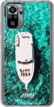 6F hoesje - geschikt voor Xiaomi Redmi Note 10S -  Transparant TPU Case - Yacht Life #ffffff