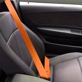 ❇️ Autogordel Oranje - Universeel - Makkelijk Installeren - Hoge Kwaliteit - Auto Tuning - Gekleurde Veiligheidsgordel - Interieur - Kerst