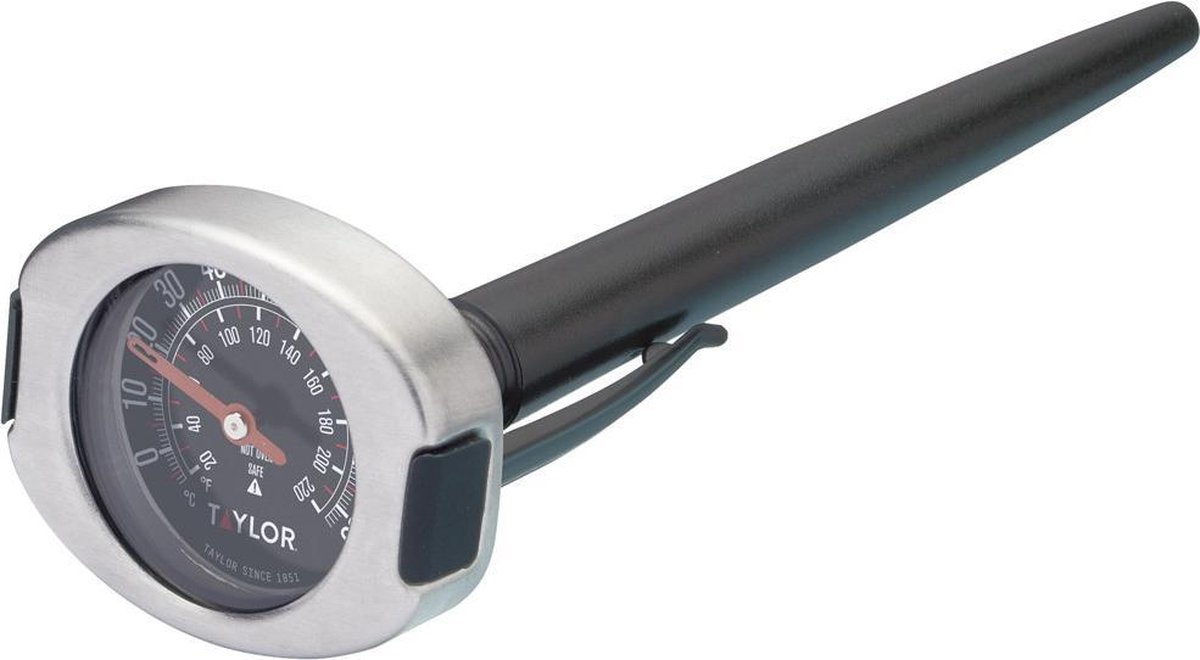 Taylor Thermometer Pro 15,5 X 4,5 X 3,5 Cm Rvs Zilver