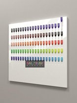 NailPolishDisplay wall display (voor nagel tips & nail art, muurbevestiging, 100 inserts)