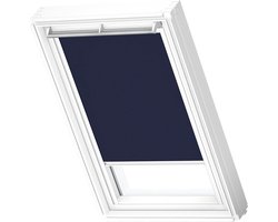 VELUX Origineel Verduisterend Rolgordijn (DKL) Wit Kozijn, SK08, Donkerblauw