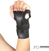 Attelle de poignet de Jumada - Support de poignet - Syndrome du canal carpien universel de luxe - Droit - Zwart