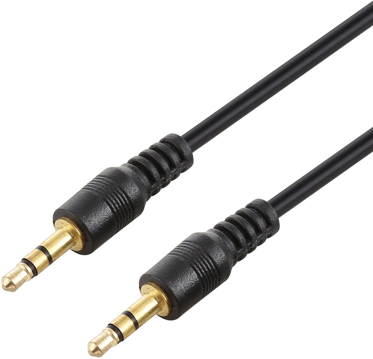 Aux-kabel, 3,5 mm male mini-plug stereo audiokabel, lengte: 5 m