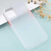 Voor iPhone 12 Skin Feel-serie schokbestendig Frosted TPU + pc-beschermhoes (wit)