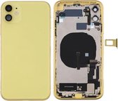 Batterij-achterklep (met zijknoppen en aan / uit-knop + volumeknop Flex-kabel en draadloze oplaadmodule & motor & oplaadpoort & luidspreker & kaarthouder & cameralensdeksel) voor iPhone 11 (g