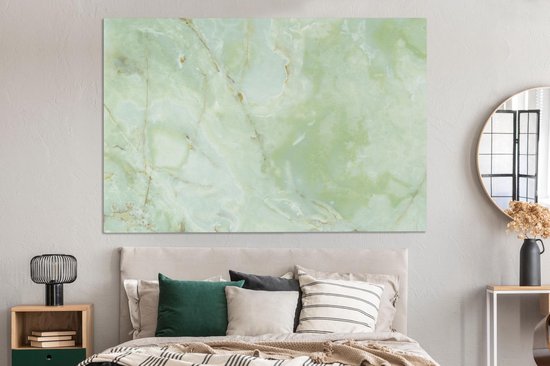 Roches colorées avec des nuances 180x120 cm - Tirage photo sur toile (Décoration murale salon / chambre) XXL / Groot format!