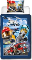 LEGO City dekbedovertrek - eenpersoons - Lego dekbed - 1 persoons met 1 kussensloop