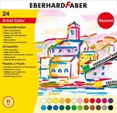 Craie pastel à l'huile Eberhard Faber 11mm boîte de 24 pièces assorties
