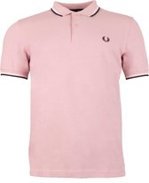 Fred Perry - Polo M3600 Roze - Slim-fit - Heren Poloshirt Maat S