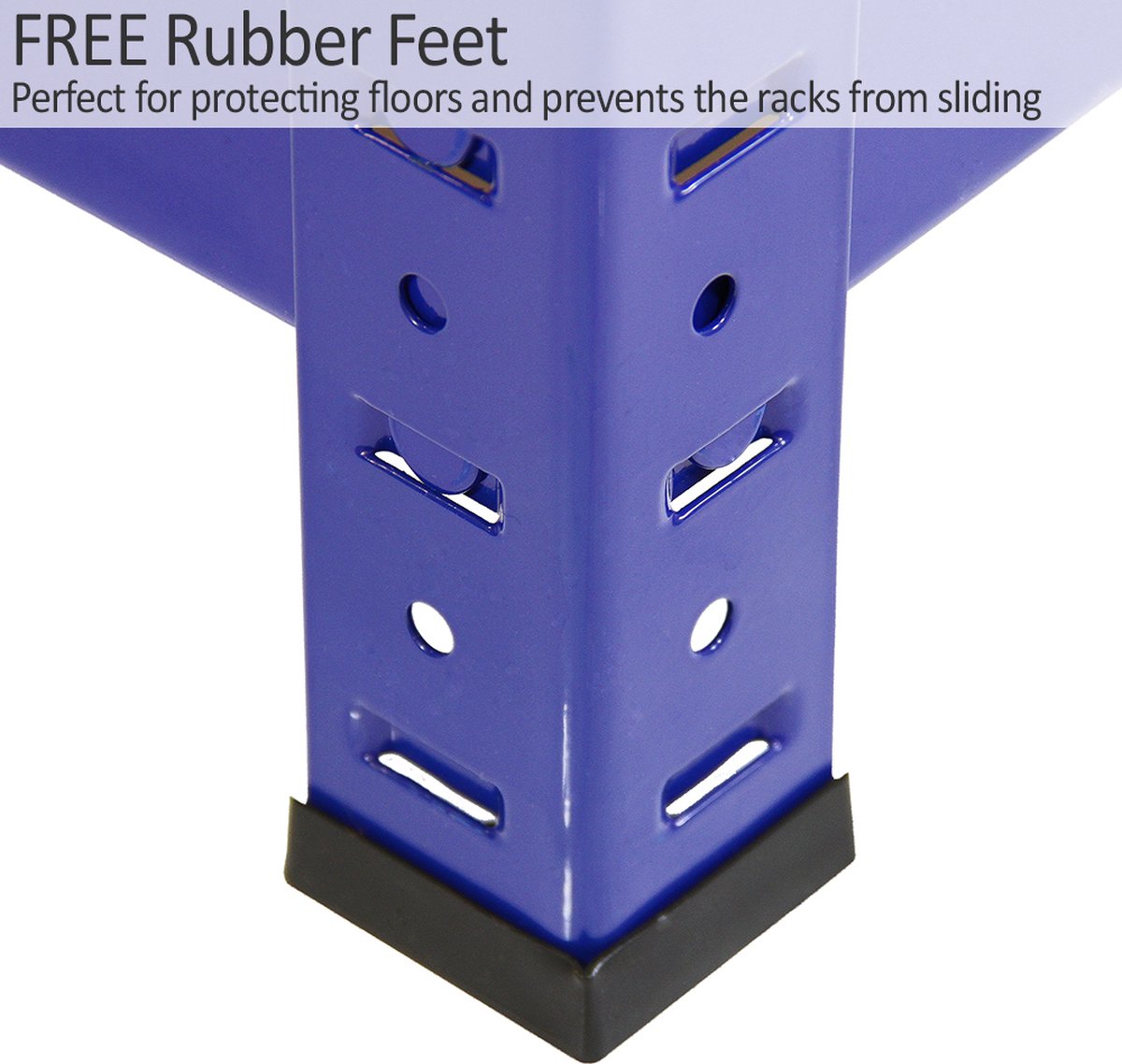 Voordeelrij Legbordstelling Medium Duty 2000x5000x300 Mm  Hxbxd  5 Mm Hxbxd 5 Niveaus Blauw