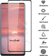 Xssive Screenprotector - Full Cover Glasfolie voor Samsung Galaxy S21 Plus S21+ - Tempered Glass - Zwart