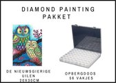 Diamond Painting pakket - Starters pakket - Gift - Cadeau - Hobby - Stil leven - Opbergdoos - Sorteerdoos - Diamond Painting sorteerdoos - Opbergbox - Assortimentsdoos - De Nieuwsgierige Uile