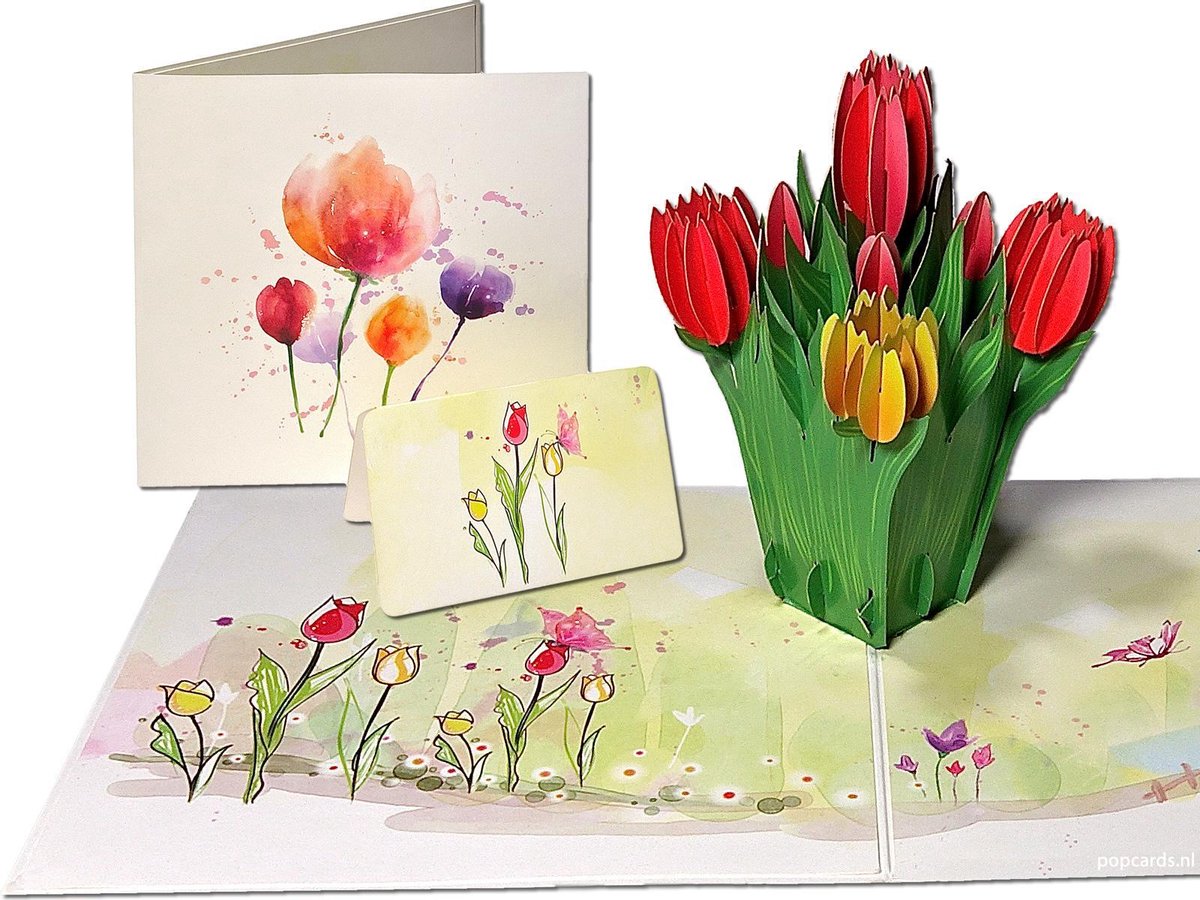 Greetings Cards-Fleurs-De luxe en relief Anniversaire Carte De Vœux