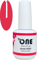 The One Pro - Gellak 15ml - kleur Jewel Rood H024