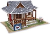 3D Puzzel - Complete Set - 35 Onderdelen - Traditioneel Koreaans Huis