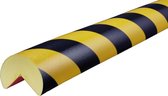 Dancop - Beschermprofiel voor hoeken - Type A+ - Stootrand - Zelfklevend - Geel/Zwart - 3 meter