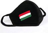 GetGlitterBaby - Katoen Mondkapje  / Wasbaar Mondmasker - Hongarije / Hongaarse Vlag