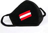 GetGlitterBaby® - Katoen Mondkapje / Wasbaar Mondmasker - Oostenrijk / Oostenrijkse Vlag