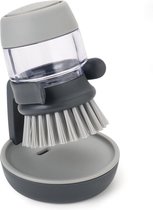 BOTC Afwasborstel Palm PRO - Afwasborstel - Palm Scrub - Incl Houder - Grijs-KB000128