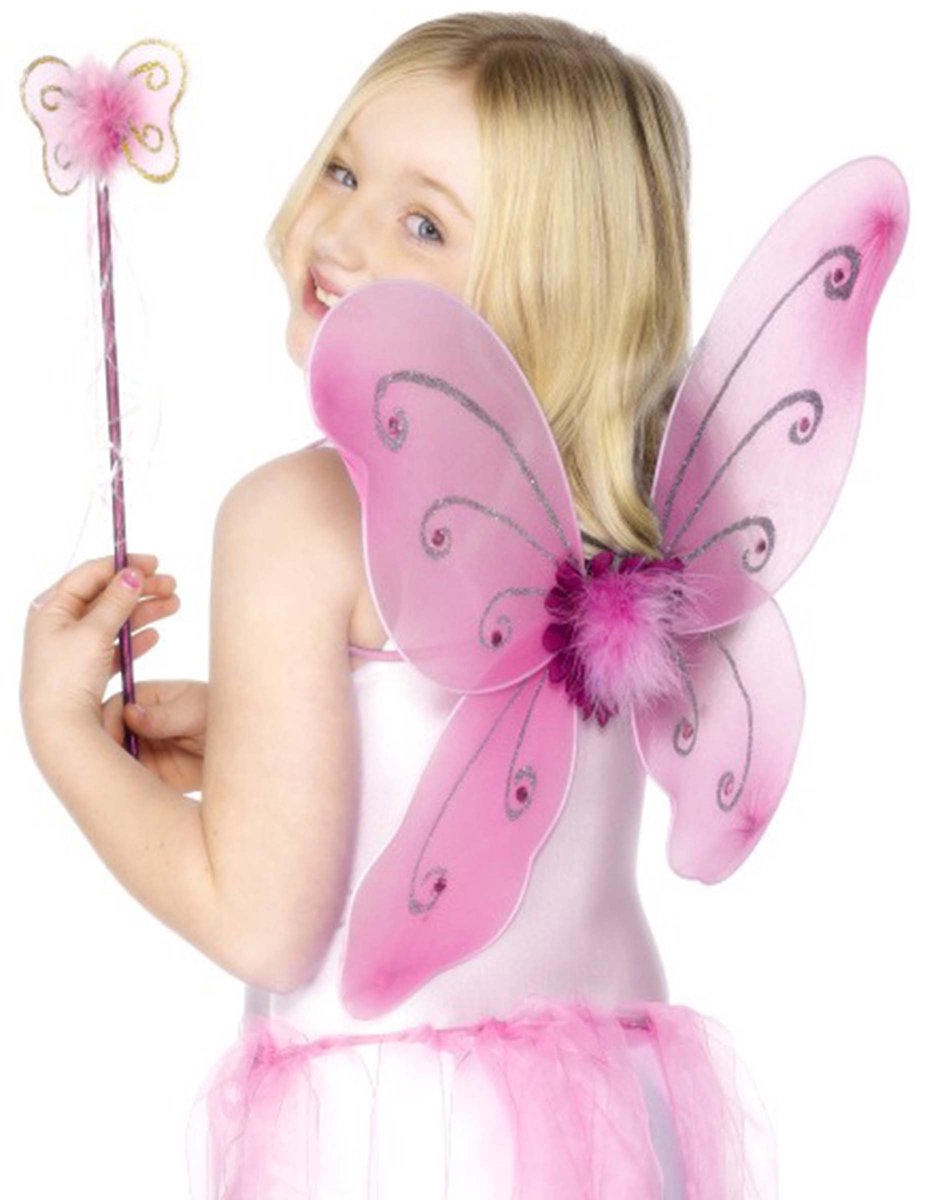Dressing Up & Costumes | Costumes - Boys And Girls - Pink Butterfly Wings