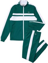 Lacoste Lacoste Sport Tennis Trainingspak Trainingspak - Maat L  - Mannen - groen/wit