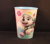 Kinderbeker, beker met Everest en Skye, beker Paw Patrol, drinkbeker, 260 ml