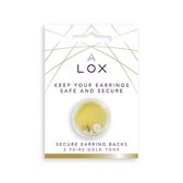 Nieuw, LOX goudkleurige pousettes voor oorstekers, nooit meer oorbellen verliezen