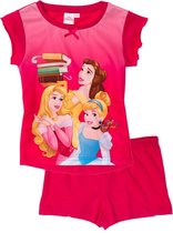 Princess pyjama - maat 110 - Disney Prinsessen shortama - donkerroze
